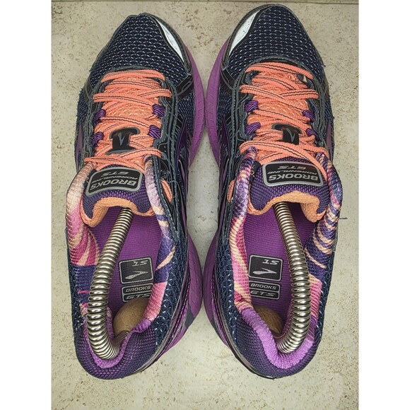Brooks Adrenaline GTS 15 Shoes Women Sz 8 Athleisure Running Jogging Sneakers - Picture 4 of 9